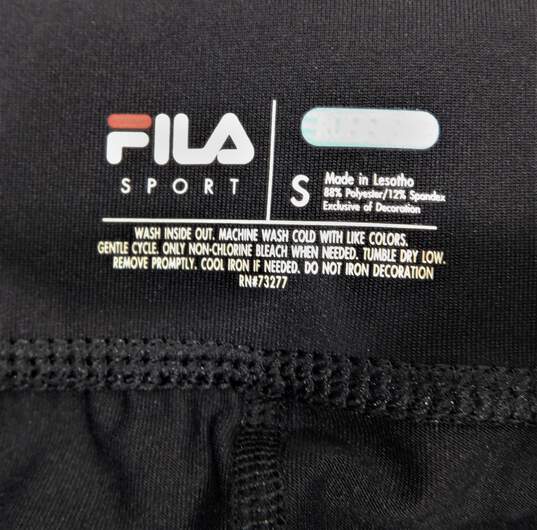 Buy FILA Sport Black Running Pants Small GoodwillFinds