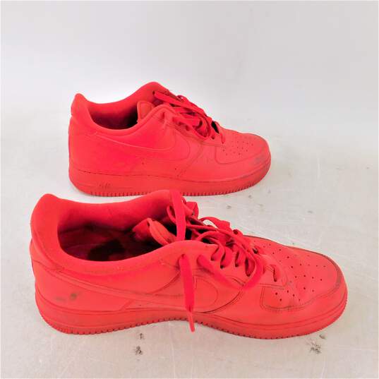 Nike Air Force 1 Low Triple Red Men's Shoes Size 12 image number 2