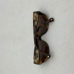 Womens 5040/13 Brown Tortoise UV Protection Rhinestone Square Sunglasses alternative image