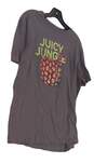 Mens Gray Juicy Jungle Graphic Short Sleeve Crew Neck T-Shirt Size Large image number 2