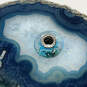 Designer Pandora 925 ALE Sterling Silver Blue Murano Glass Beaded Charm image number 2