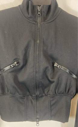 Adidas Black Crop Jacket - Size Medium alternative image