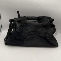 NWT Mens Black Motion Multiple Compartments Adjustable Strap Duffle Bag alternative image