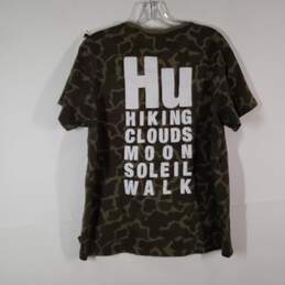 Mens Hu Hiking Clouds Moon Soleil Walk Camouflage Pullover T-Shirt Size L alternative image