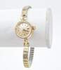Vintage Omega Swiss 14K Yellow Gold Case 17 Jewels Ladymatic Watch 15.0g image number 3