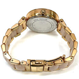 Designer Michael Kors Gold-Tone Chronograph Round Dial Analog Wristwatch alternative image