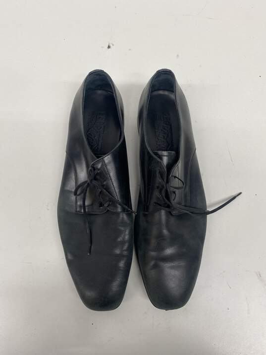 Salvatore Ferragamo Black Loafer Casual Shoe Men 8.5 image number 7