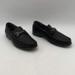 Andrew Fezza Mens Black Horsebit Moc Toe Slip-On Loafers Size 8.5 alternative image