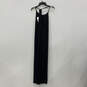 NWT Womens Black Sleeveless Halter Neck Spaghetti Strap Maxi Dress Size M image number 2