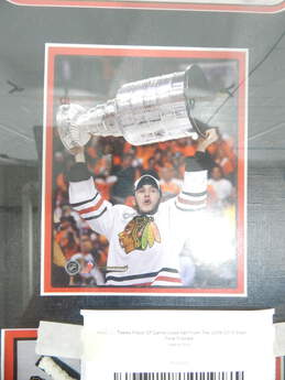 Jonathan Toews Piece Of Game-Used Net From The 2009-2010 Stanley Cup Final Framed alternative image