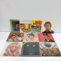 Bundle of 10 Assorted Vinyl Record Albums
