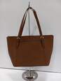 Women's Michael Kors Voyager Large Saffiano Leather Top-Zip Tote Bag image number 2