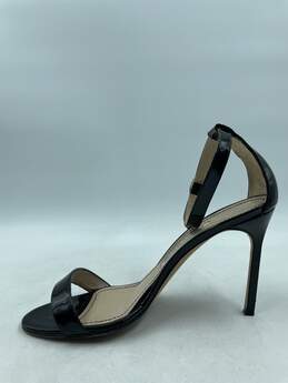 Authentic Manolo Blahnik Black Patent Sandals W 8 alternative image