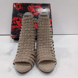 Fergalicious By Fergie Women's Tan Tinker Heels Size 8.5 w/Box alternative image