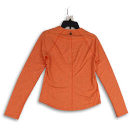NWT Womens Orange Eileen Space Dye Long Sleeve Activewear Top Size Small alternative image
