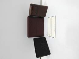 Brown Calfskin Leather Cell Phone Case IOB