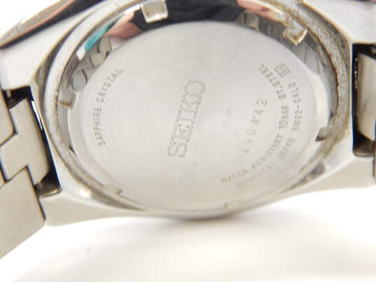 Buy the Seiko Arctura Kinetic 5M62-0AL0 Silver Tone Men's Watch |  GoodwillFinds