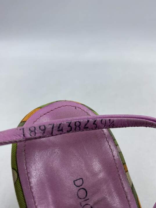 Authentic D&G Pink Strappy Platform Sandal W 9.5 image number 4