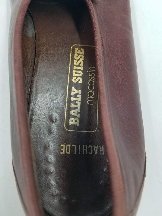 Bally Rachilde D.Brown Loafers M 7.5E COA image number 8