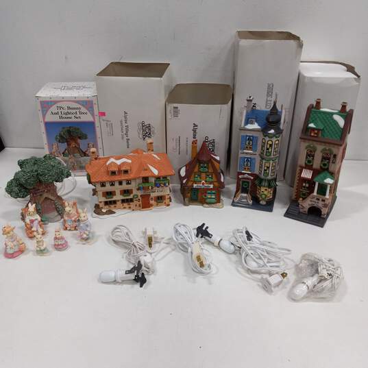 Bundle of Five Heritage Village Collection Christmas Decorations image number 8