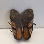 COACH Katelyn Tan Brown Signature Print Canvas Lace Up Sneakers Size 7 M image number 5