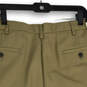 NWT Mens Tan Cool 18 Pleated Slash Pocket Chino Shorts Size 36W image number 4