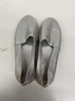 Prada Silver Slip-On Casual Shoe Women 9 alternative image