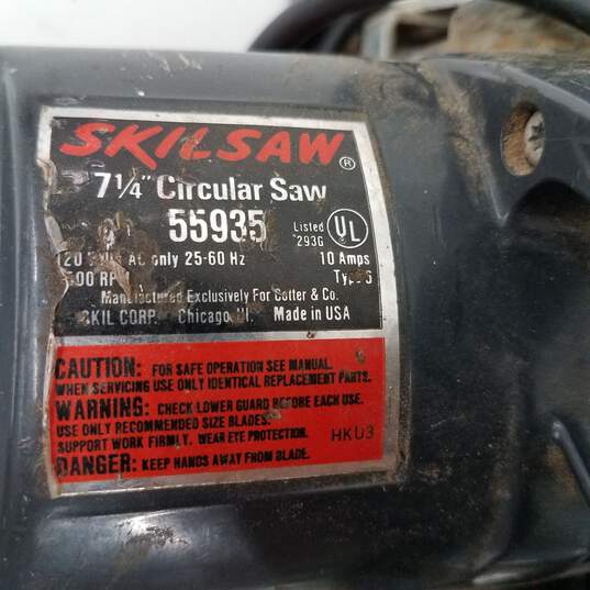 Skilsaw Heavy Duty Ball Bearing 7 1/4in Circular Saw 55935 image number 4