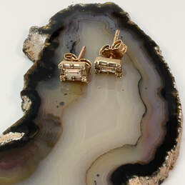 Designer Pandora 925 ALE Sterling Silver Crystal Cut Stone Stud Earring