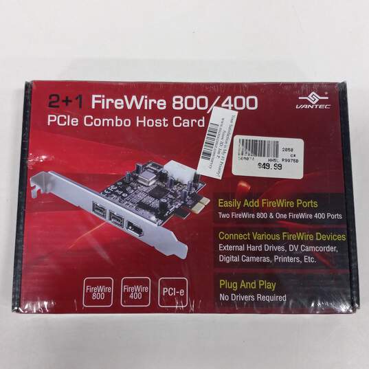 2 n 1 Fire Wire PCI Host Card In Sealed Box image number 1