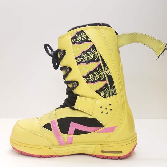 Vans Hi Standard Snowboarding Women's Boots Yellow Size 10W image number 6