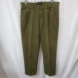 C.C. Filson Co Men's Green Cotton Pants Size 34 x 30