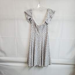 Leith White Romantic Geometric Fit & Flare Dress WM Size S NWT alternative image