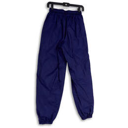 Mens Blue Elastic Waist Drawstring Pockets Pull-On Track Pants Size Medium alternative image