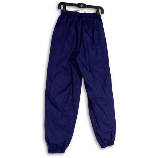 Mens Blue Elastic Waist Drawstring Pockets Pull-On Track Pants Size Medium image number 2