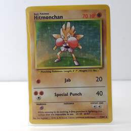 Rare 1999 Pokémon Hitmonchan 7/102 Holographic Base Set Trading Card