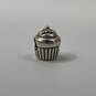 Designer Pandora S925 ALE Sterling Silver Gold Accent Cupcake Beaded Charm image number 1