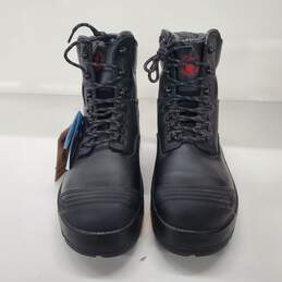 ROCKROOSTER Men's Knox Black 7in Steel Toe Leather Work Boots Size 11 NWT alternative image