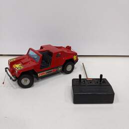 Radio Elecon Fire Fox R/C Red Jeep 1980s