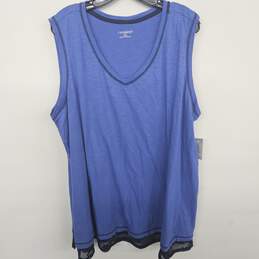 Catherines Blue Sleeveless Shirt