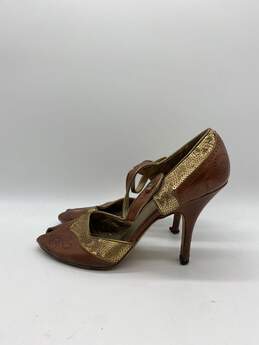 Prada Brown Pump Heel Women 5.5 alternative image