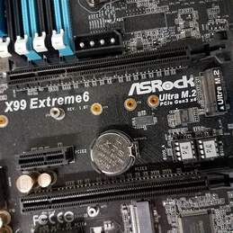 ASRock X99 Extreme6 Ultra M.2 Intel LGA 2011-3 DDR4 ATX gaming PC motherboard (No RAM, CPU or I/O shield) - Untested alternative image