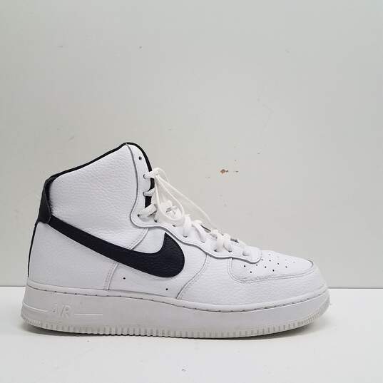 Nike Air Force 1 High CT2303-100 White Black Sneakers Men's Size 11 image number 1