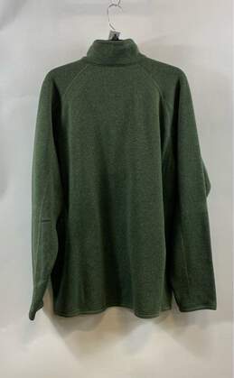 Patagonia Mens Green Long Sleeve 1/4 Zip Work Wear Pullover Sweater Size XL alternative image