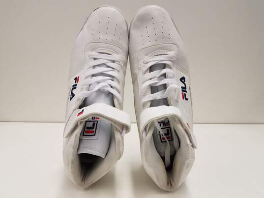 Fila F-17 Classic Men's Casual Shoes White Size 12 image number 8