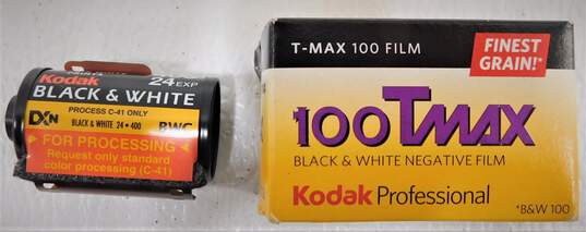Expired Kodak 400 & Sealed 100 TMax Black & White 35mm Film image number 1