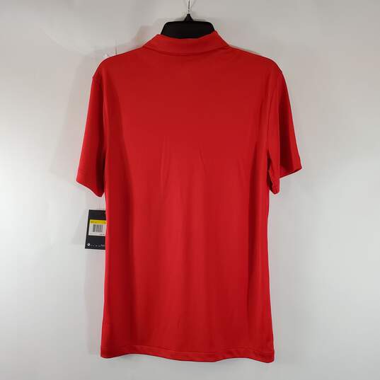 Nike Dri Fit Men Red Polo S NWT image number 3