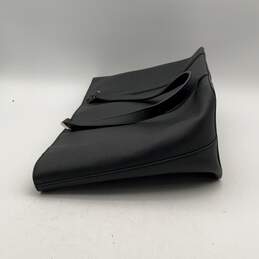 Kate Spade Womens Black Leather Double Strap Tote Bag Purse w/ Tan Wallet alternative image