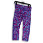 Womens Multicolor Printed Elastic Waist Pull-On Stretch Ankle Leggings Size S image number 1