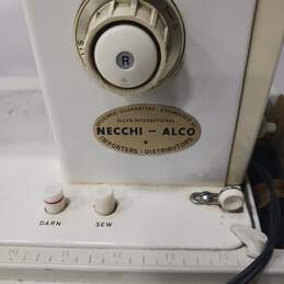 Necchi Alco Sewing Machine W/Case alternative image